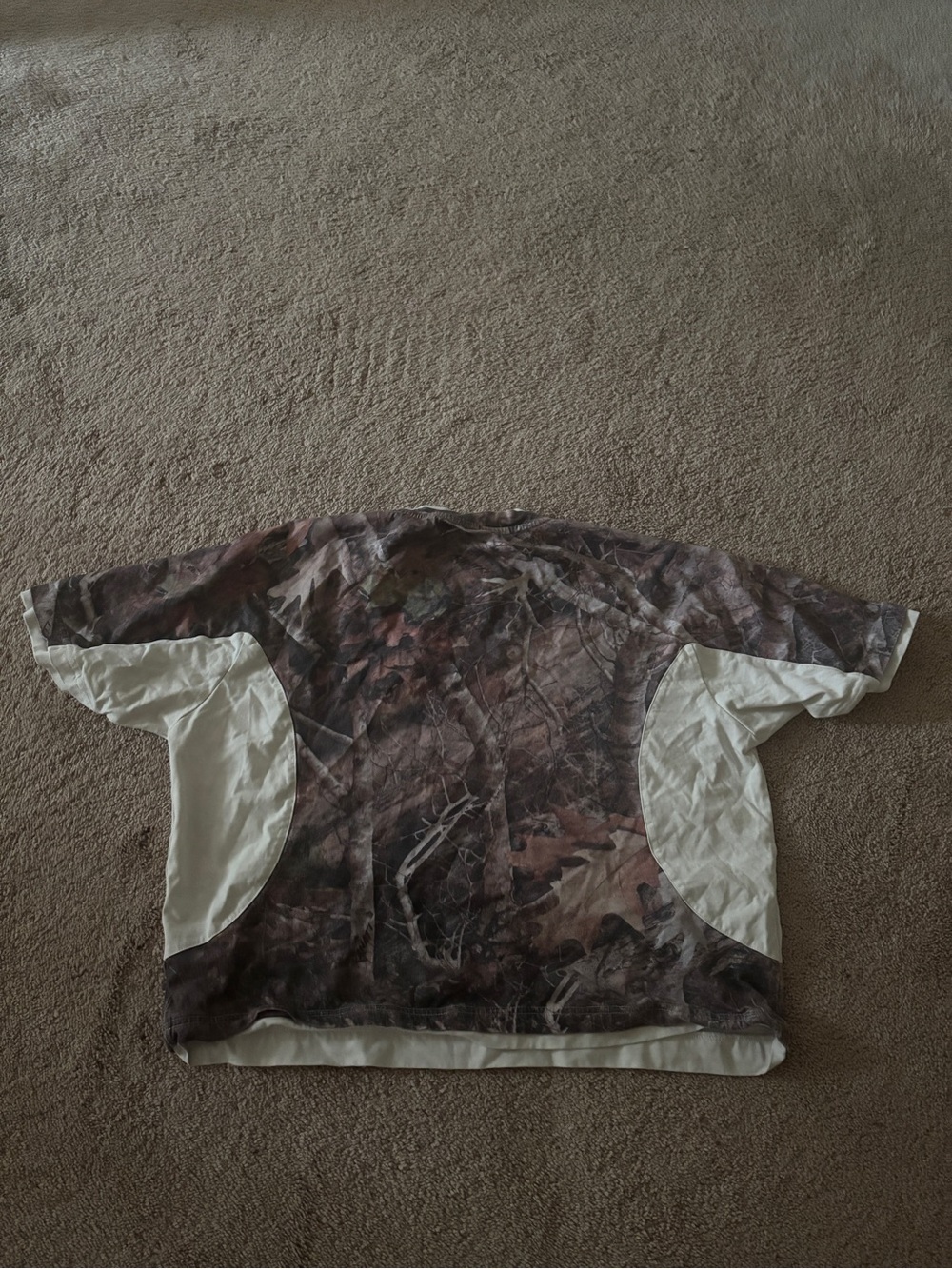 Mockart Short Sleeve Camo Tee in Brown/White - Picture 2 of 3
